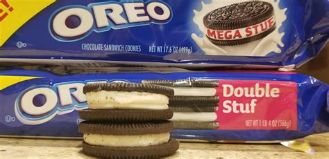 mega stuff vs double stuff.